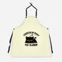 Exercise My Right To Sleep-Unisex-Kitchen-Apron-erion_designs