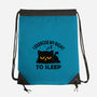 Exercise My Right To Sleep-None-Drawstring-Bag-erion_designs