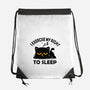 Exercise My Right To Sleep-None-Drawstring-Bag-erion_designs