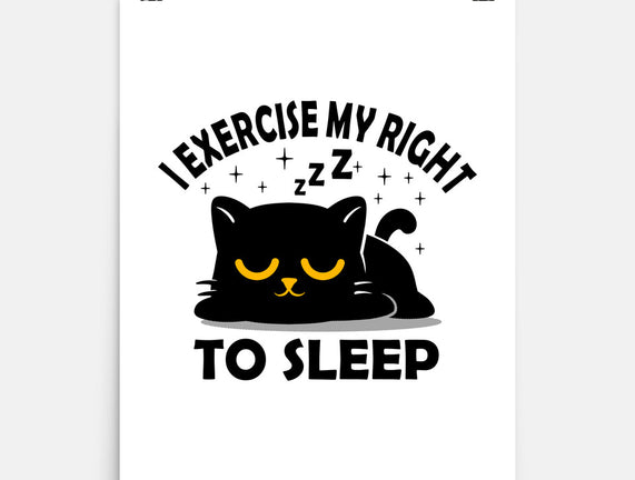 Exercise My Right To Sleep