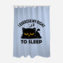 Exercise My Right To Sleep-None-Polyester-Shower Curtain-erion_designs