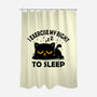 Exercise My Right To Sleep-None-Polyester-Shower Curtain-erion_designs