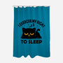 Exercise My Right To Sleep-None-Polyester-Shower Curtain-erion_designs