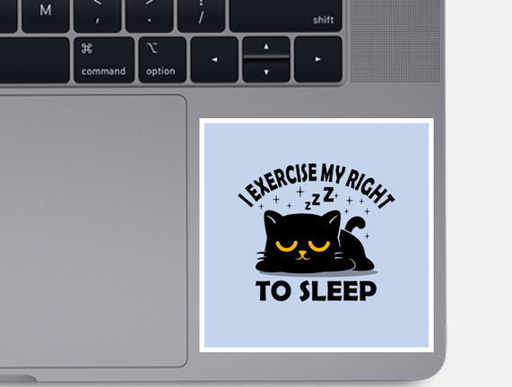 Exercise My Right To Sleep