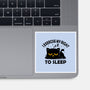 Exercise My Right To Sleep-None-Glossy-Sticker-erion_designs