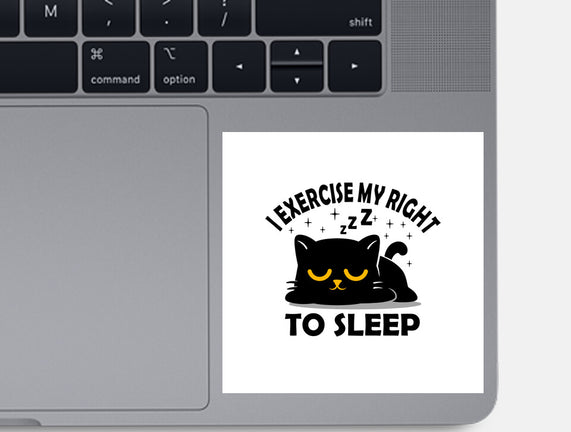 Exercise My Right To Sleep