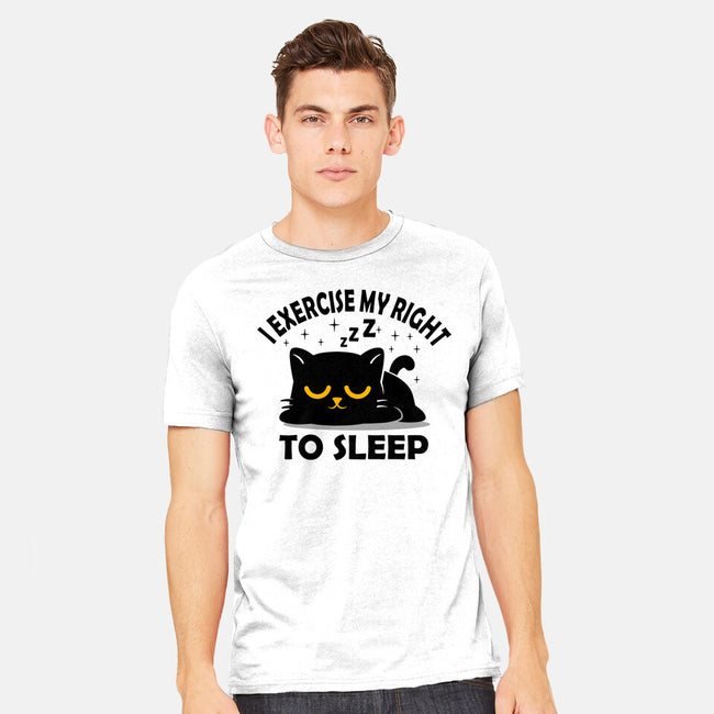 Exercise My Right To Sleep-Mens-Heavyweight-Tee-erion_designs
