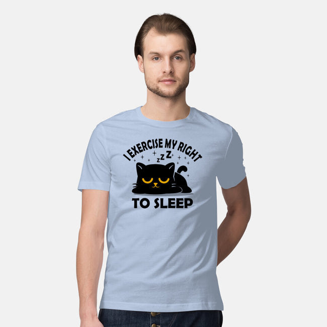 Exercise My Right To Sleep-Mens-Premium-Tee-erion_designs
