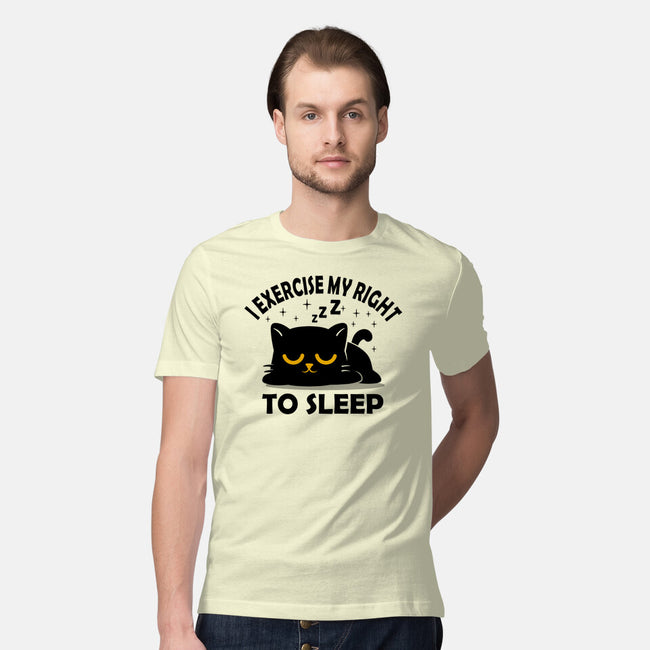 Exercise My Right To Sleep-Mens-Premium-Tee-erion_designs