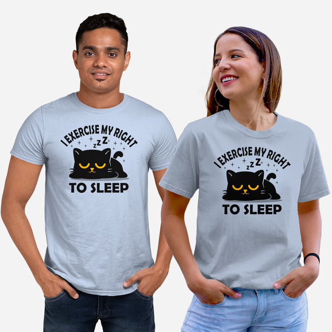 Exercise My Right To Sleep-Unisex-Basic-Tee-erion_designs