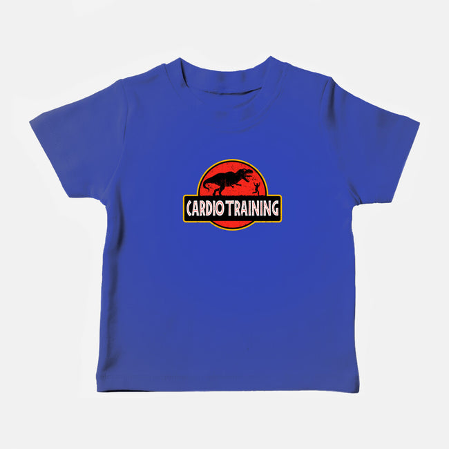 T-Rex Cardio Training-Baby-Basic-Tee-erion_designs
