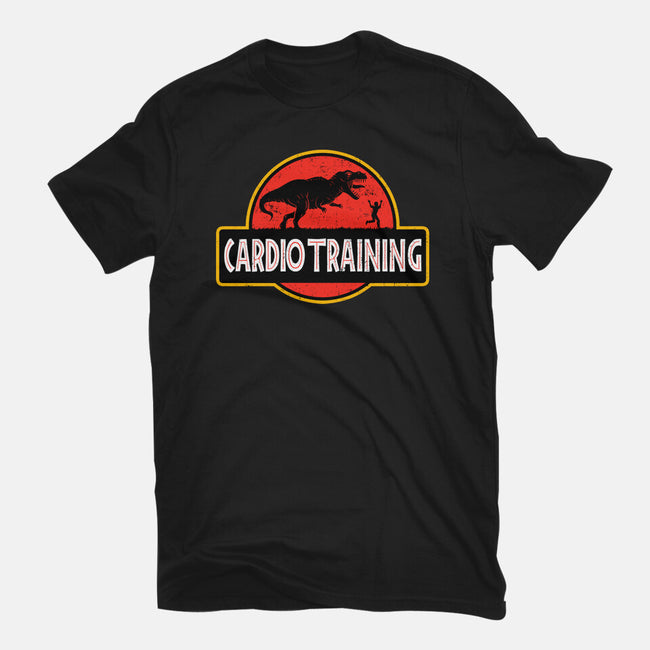 T-Rex Cardio Training-Womens-Fitted-Tee-erion_designs