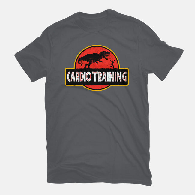 T-Rex Cardio Training-Womens-Fitted-Tee-erion_designs