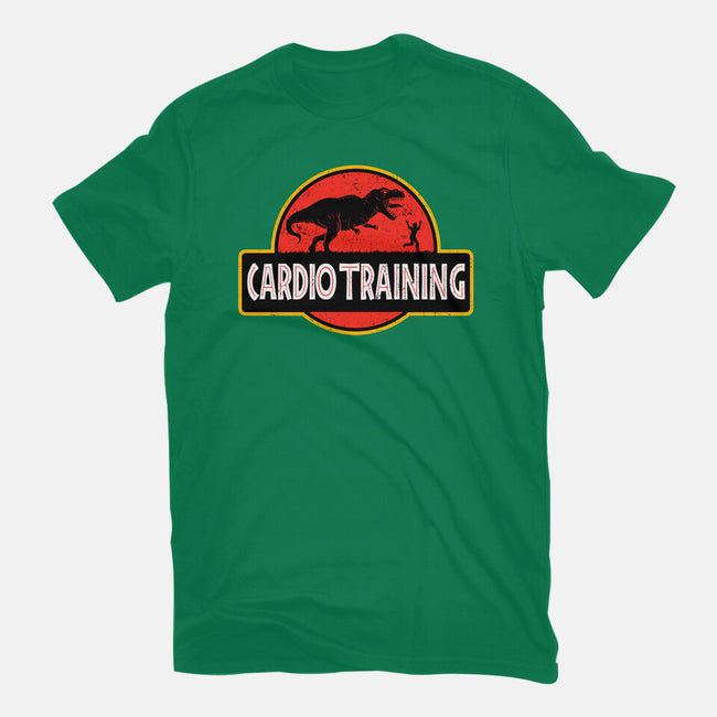 T-Rex Cardio Training-Womens-Fitted-Tee-erion_designs