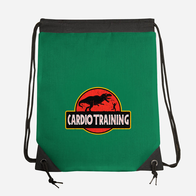 T-Rex Cardio Training-None-Drawstring-Bag-erion_designs