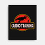 T-Rex Cardio Training-None-Stretched-Canvas-erion_designs