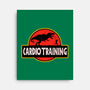 T-Rex Cardio Training-None-Stretched-Canvas-erion_designs