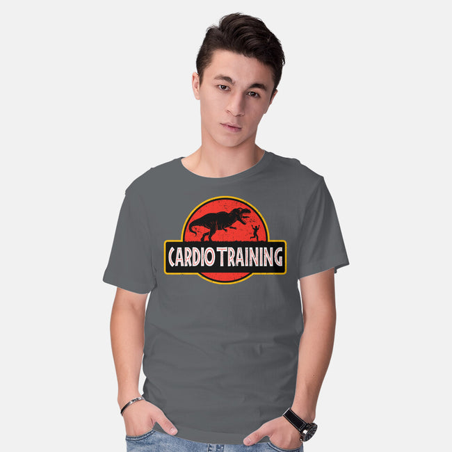 T-Rex Cardio Training-Mens-Basic-Tee-erion_designs