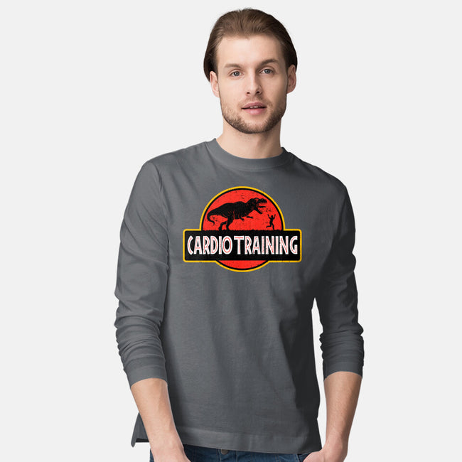 T-Rex Cardio Training-Mens-Long Sleeved-Tee-erion_designs