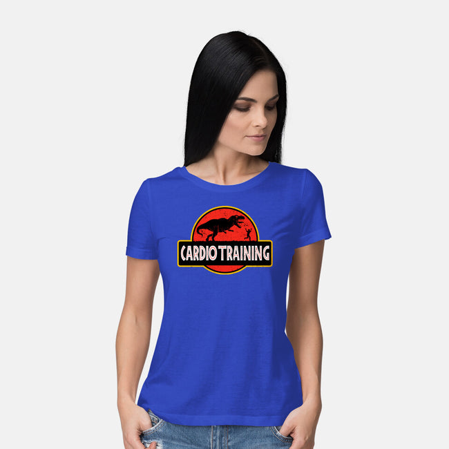 T-Rex Cardio Training-Womens-Basic-Tee-erion_designs