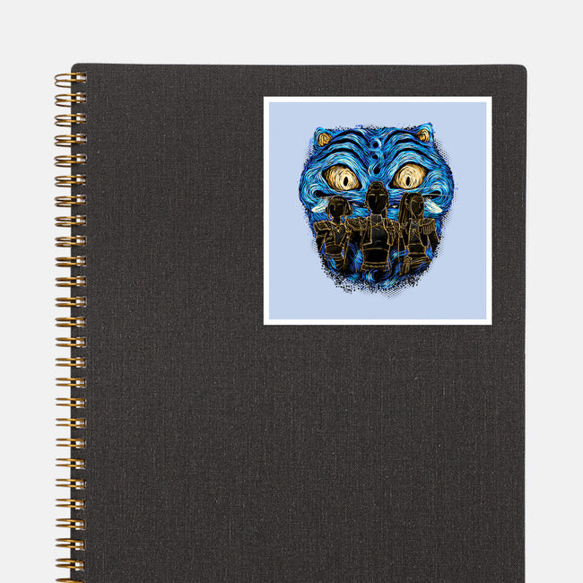 A Starry Honmoon-None-Glossy-Sticker-glitchygorilla