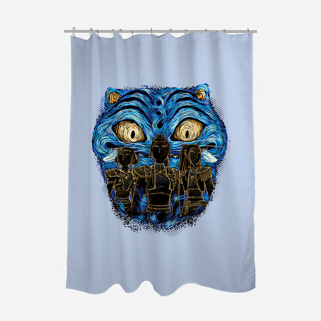 A Starry Honmoon-None-Polyester-Shower Curtain-glitchygorilla