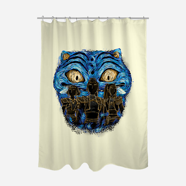 A Starry Honmoon-None-Polyester-Shower Curtain-glitchygorilla