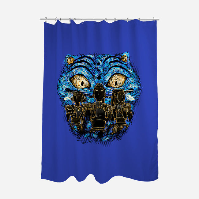 A Starry Honmoon-None-Polyester-Shower Curtain-glitchygorilla