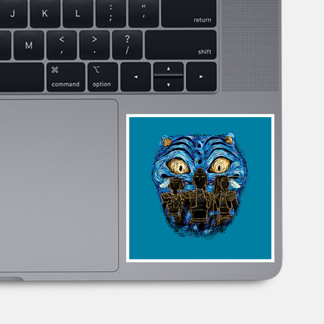 A Starry Honmoon-None-Glossy-Sticker-glitchygorilla