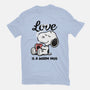 Love Is A Warm Mug-Mens-Basic-Tee-Popnotic