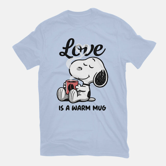 Love Is A Warm Mug-Womens-Fitted-Tee-Popnotic