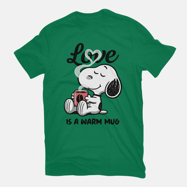 Love Is A Warm Mug-Mens-Basic-Tee-Popnotic