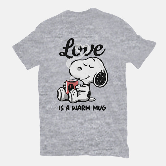 Love Is A Warm Mug-Womens-Fitted-Tee-Popnotic