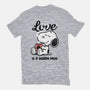 Love Is A Warm Mug-Mens-Premium-Tee-Popnotic