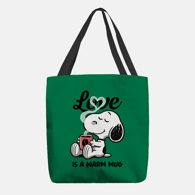 Love Is A Warm Mug-None-Basic Tote-Bag-Popnotic