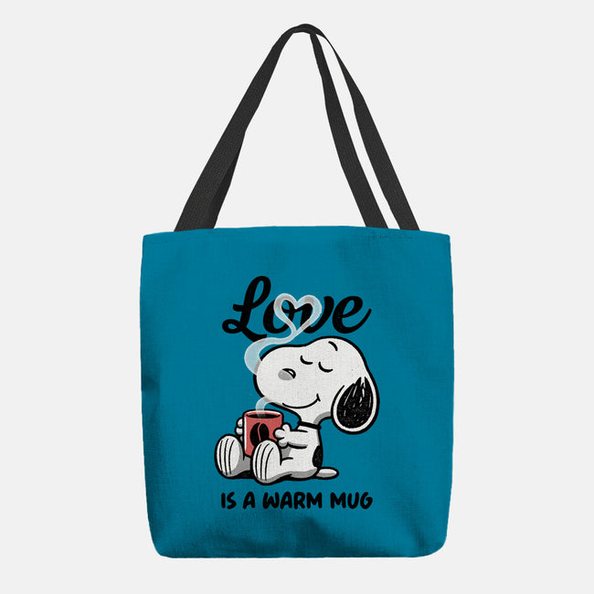 Love Is A Warm Mug-None-Basic Tote-Bag-Popnotic