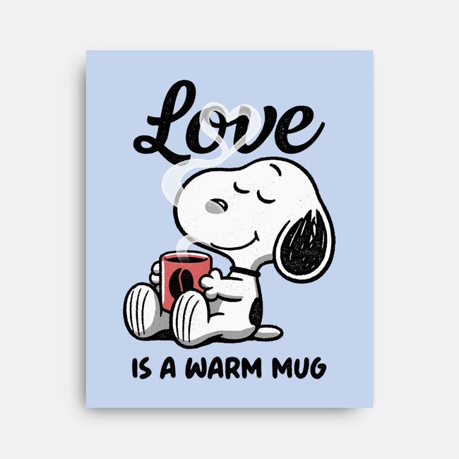 Love Is A Warm Mug-None-Stretched-Canvas-Popnotic
