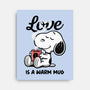 Love Is A Warm Mug-None-Stretched-Canvas-Popnotic