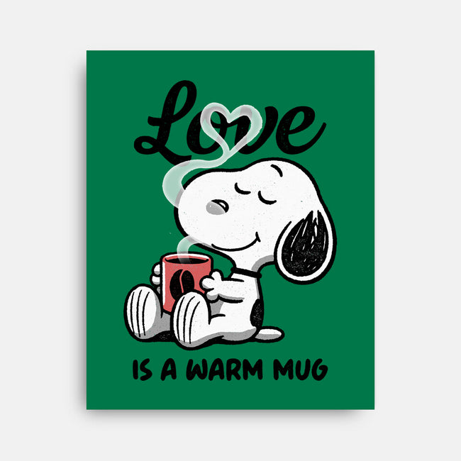 Love Is A Warm Mug-None-Stretched-Canvas-Popnotic