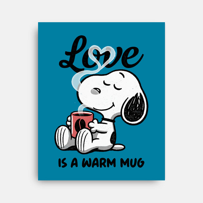 Love Is A Warm Mug-None-Stretched-Canvas-Popnotic