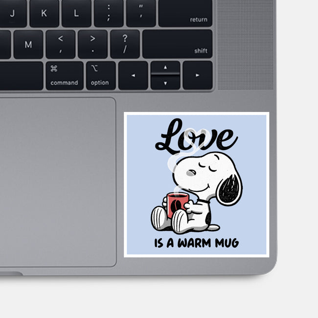 Love Is A Warm Mug-None-Glossy-Sticker-Popnotic