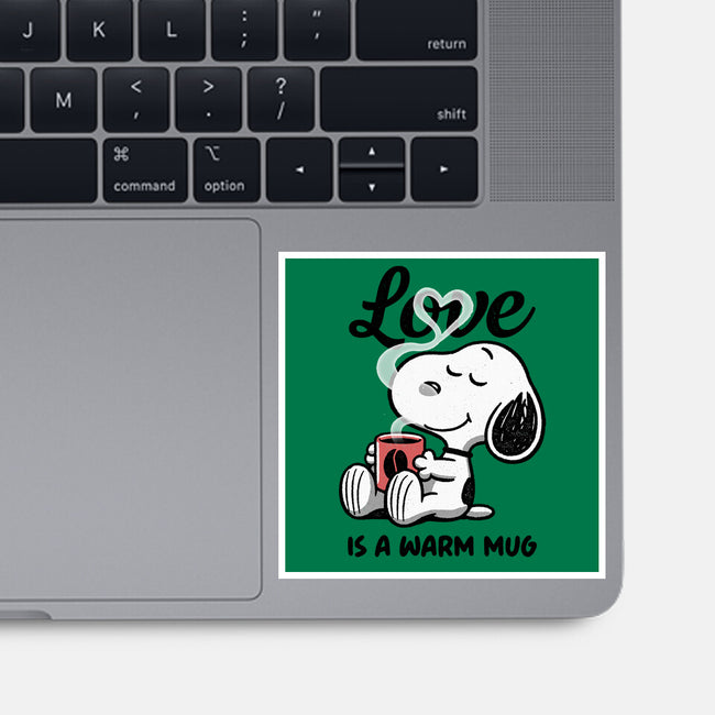 Love Is A Warm Mug-None-Glossy-Sticker-Popnotic