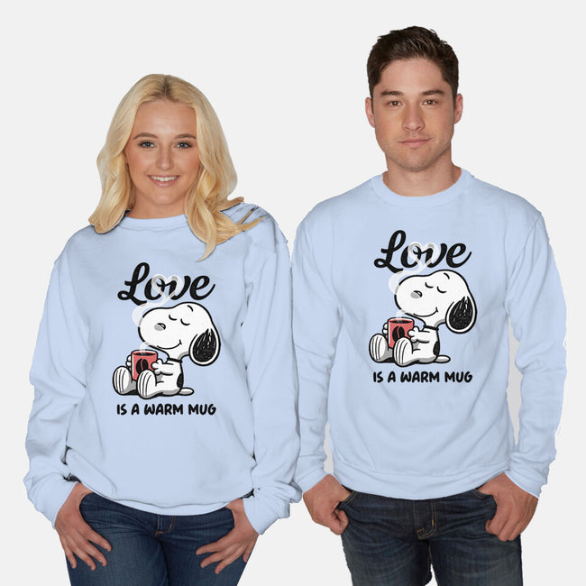 Love Is A Warm Mug-Unisex-Crew Neck-Sweatshirt-Popnotic