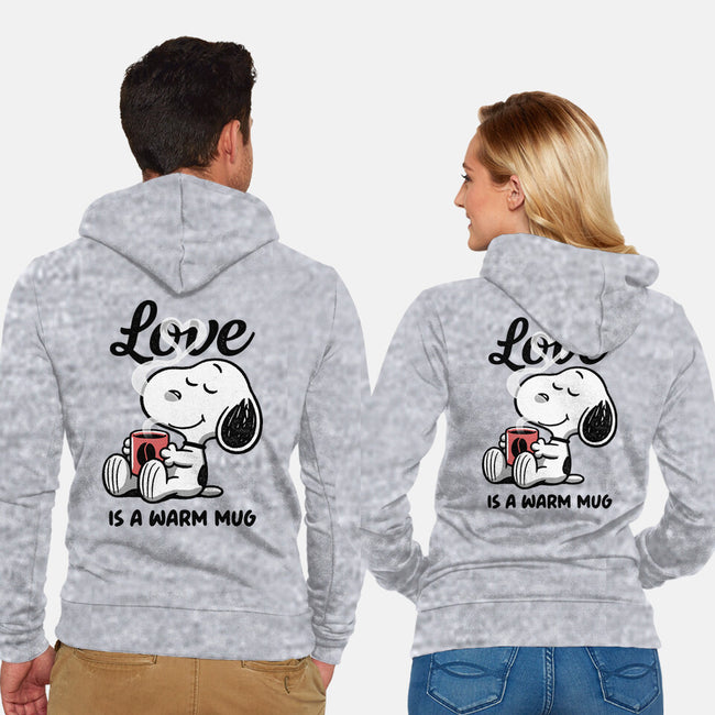 Love Is A Warm Mug-Unisex-Zip-Up-Sweatshirt-Popnotic