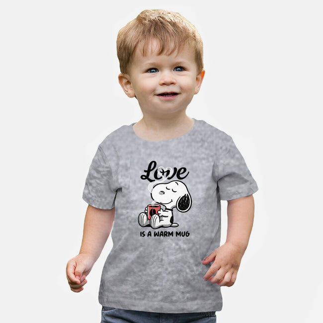 Love Is A Warm Mug-Baby-Basic-Tee-Popnotic