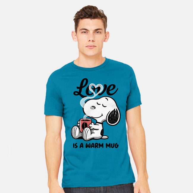 Love Is A Warm Mug-Mens-Heavyweight-Tee-Popnotic