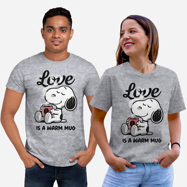 Love Is A Warm Mug-Unisex-Basic-Tee-Popnotic