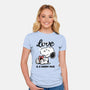 Love Is A Warm Mug-Womens-Fitted-Tee-Popnotic