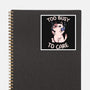 Too Busy To Care-None-Glossy-Sticker-tobefonseca