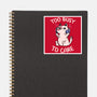 Too Busy To Care-None-Glossy-Sticker-tobefonseca